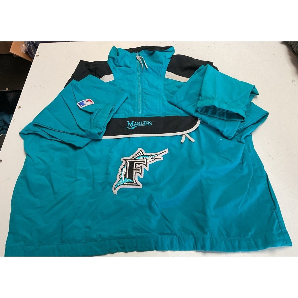 EUC Vintage Florida‎ Marlins 90's Columbia Windbreaker Jacket Men's Medium MLB